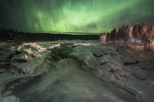 Visiter la Laponie suédoise en hiver, aurores boréales, Laponice